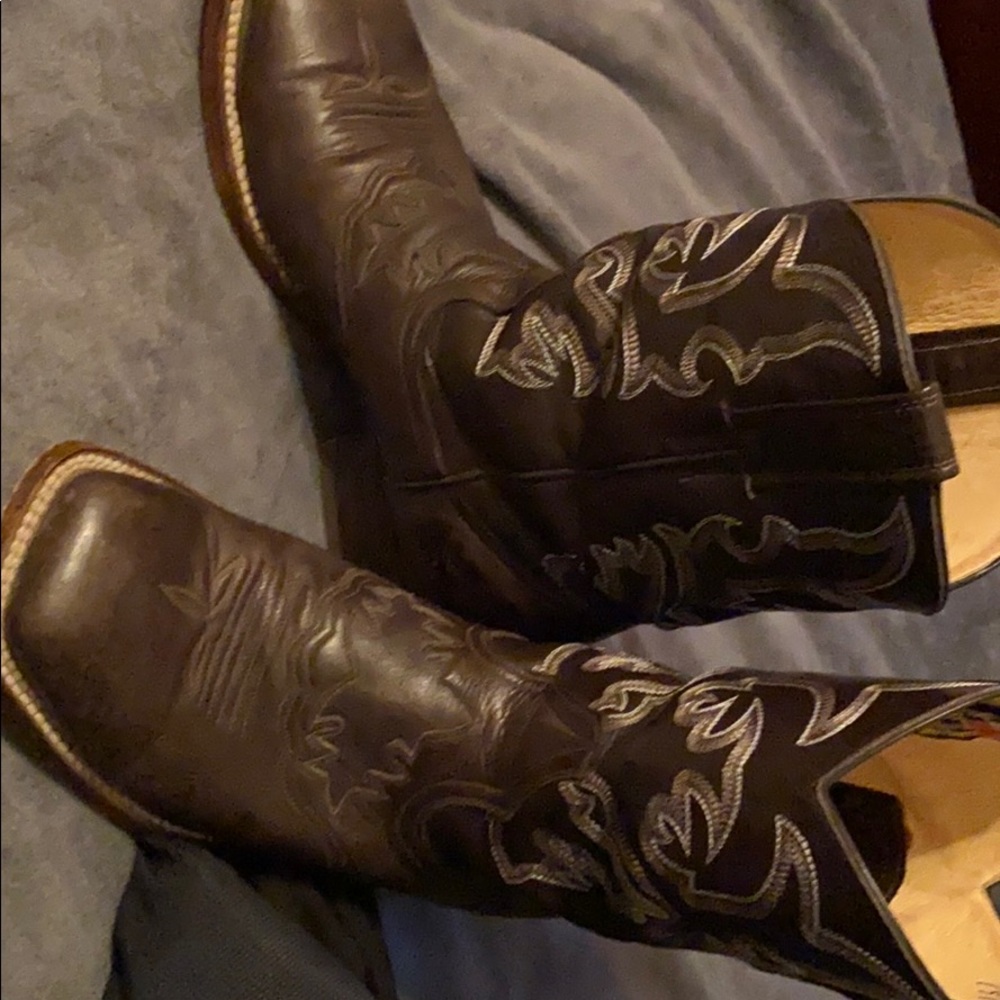 Custom deer skin boots